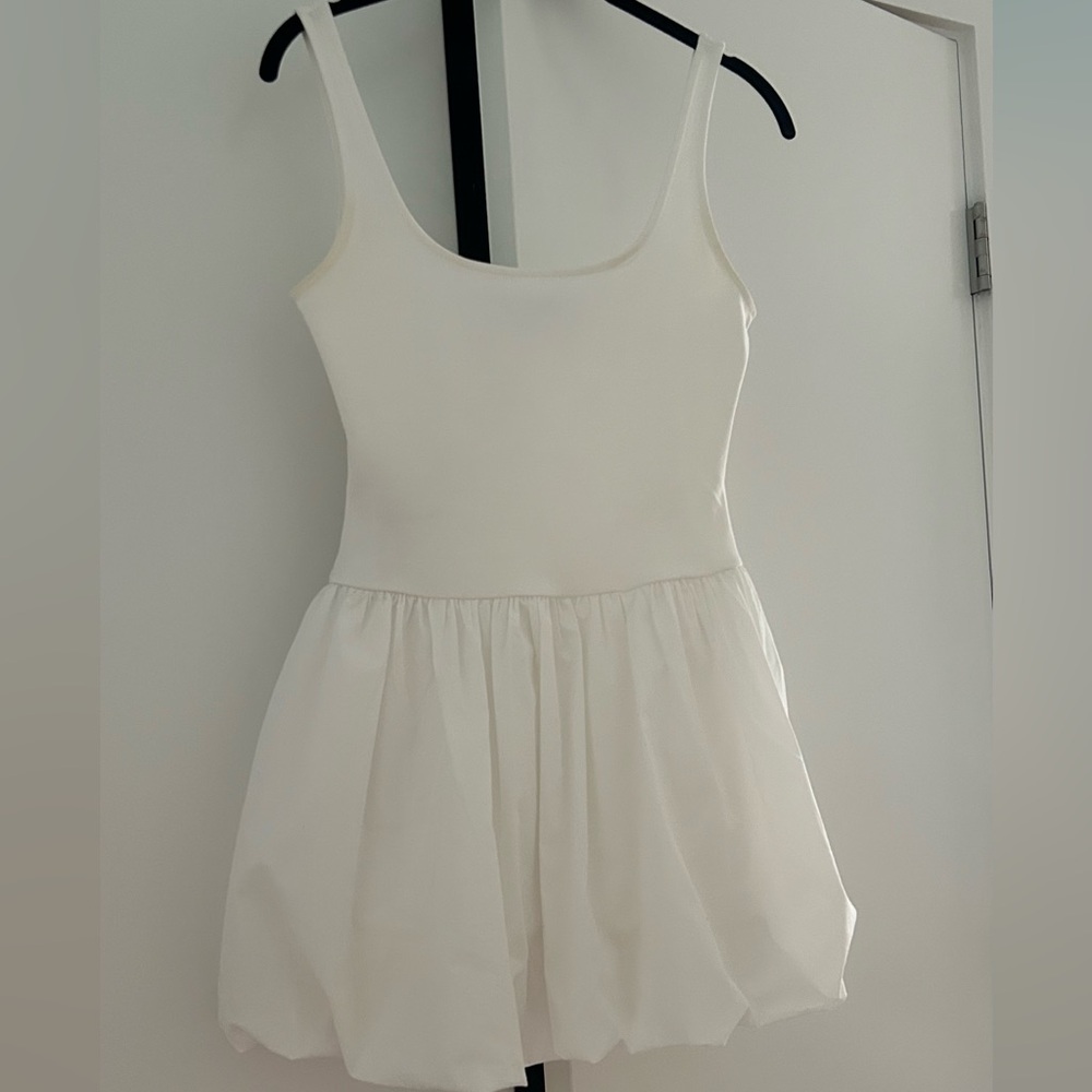 Mango Cream Casual Dress